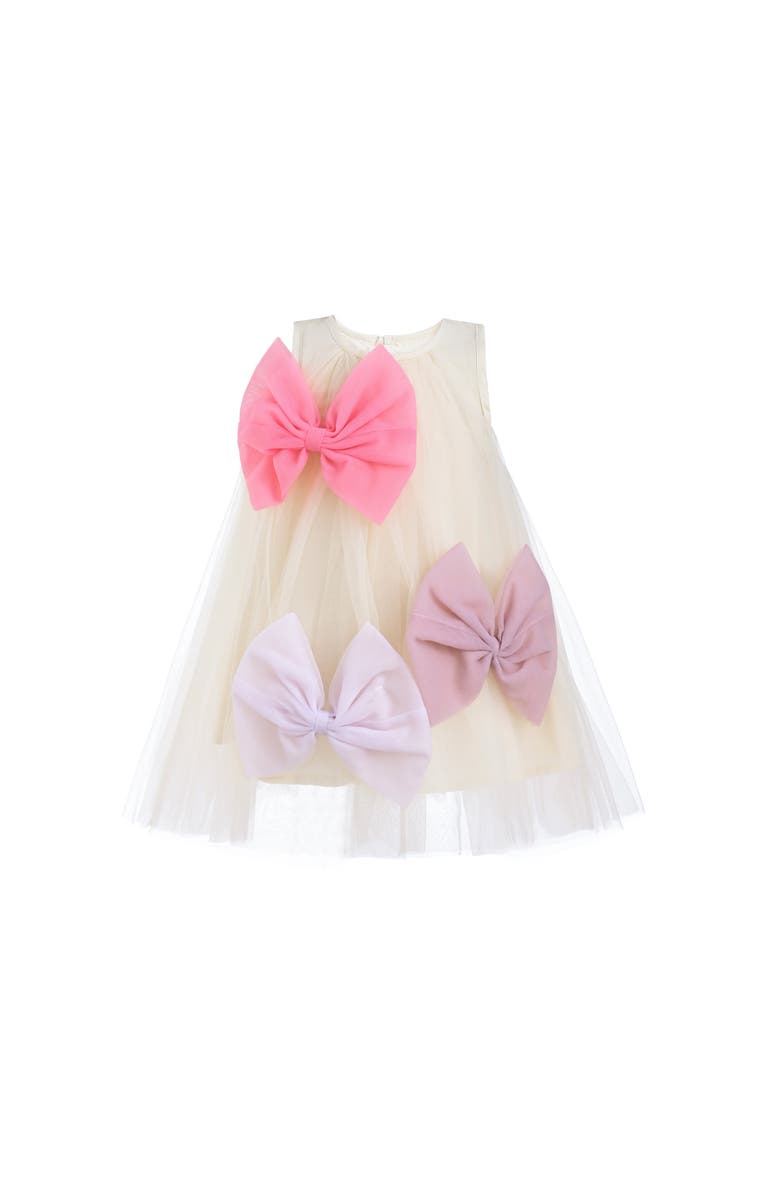 Mimi Tutu Tulle Bow Sleeveless Dress, Alternate, color,