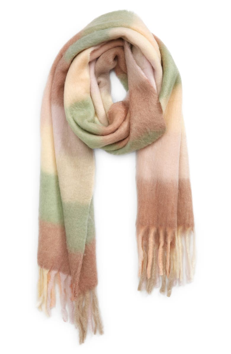 Madewell Brushed Plaid Scarf, Main, color,