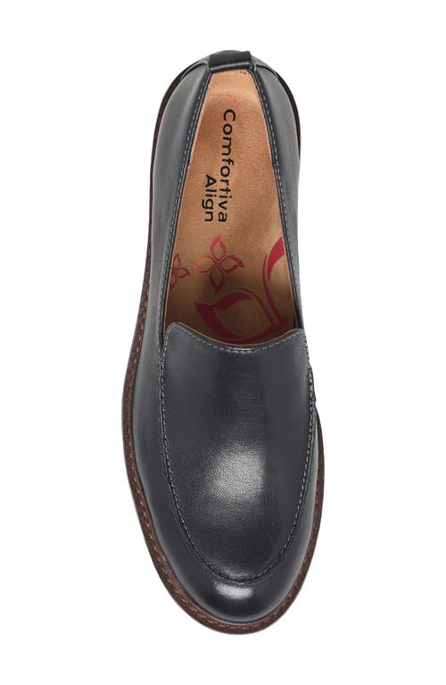Comfortiva Lindee Lug Sole Loafer In Black