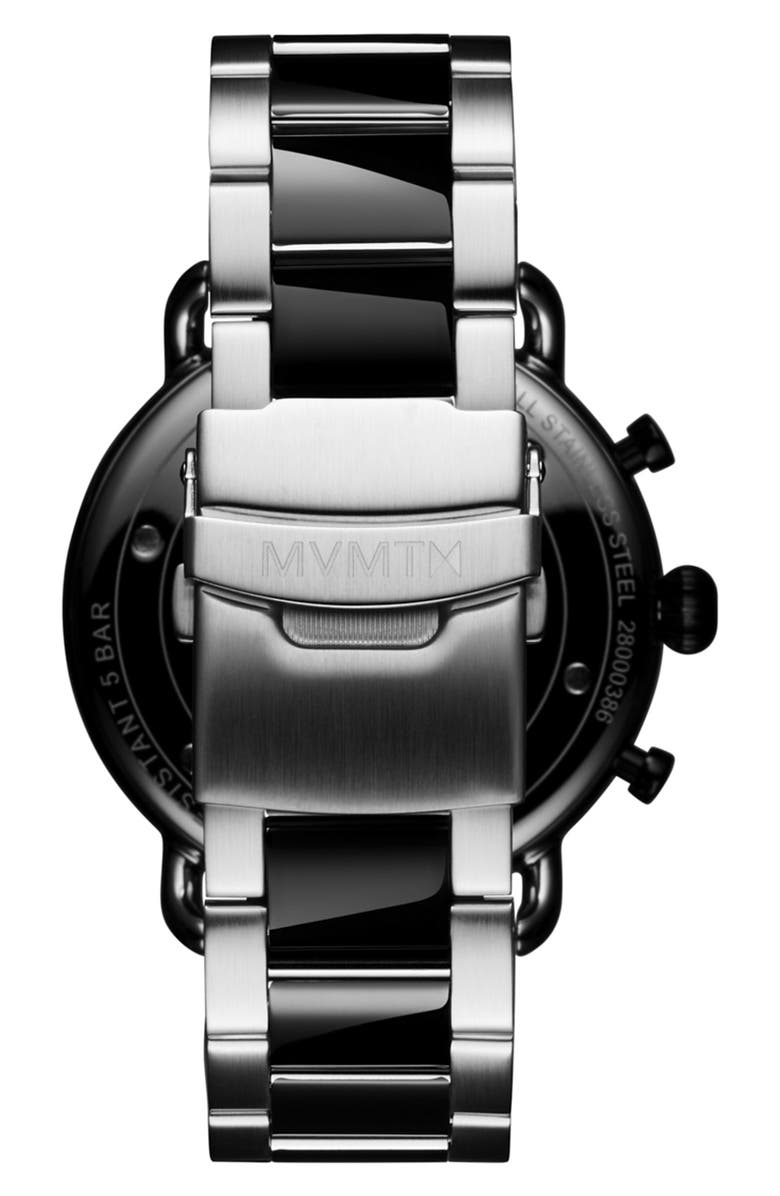 MVMT WATCHES Blacktop II Chronograph Bracelet Watch, 47mm, Alternate, color,