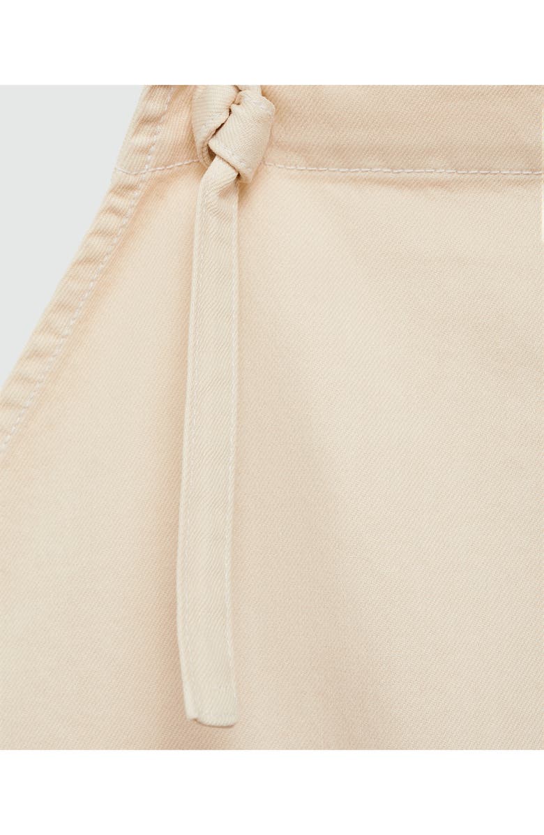 MANGO Denim Maternity Overalls, Alternate, color, Off White