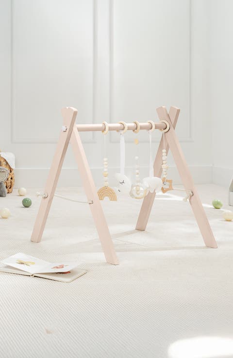 Wooden Baby Play Gym Set