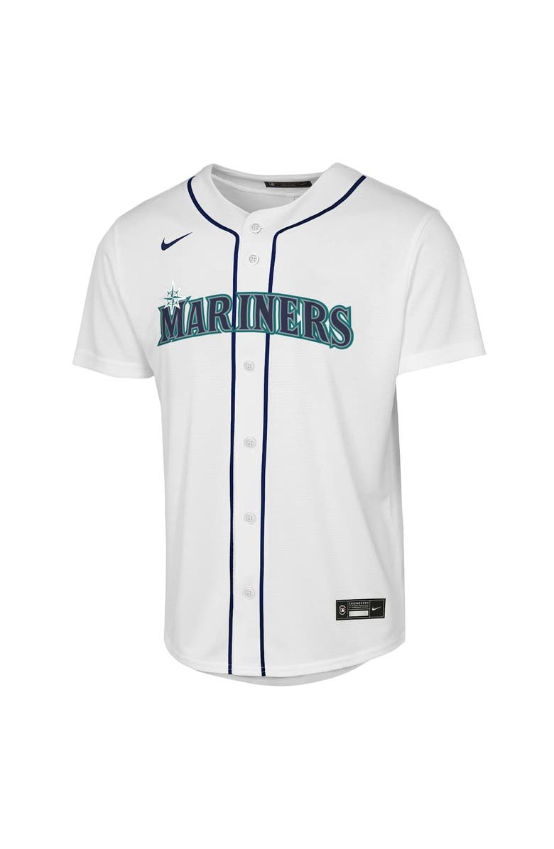 Nike Youth Nike Julio Rodriguez White Seattle Mariners Home Replica Player Jersey, Alternate, color, White