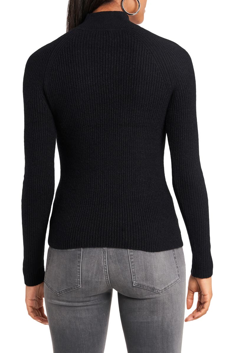 1.STATE Keyhole Mock Neck Sweater, Alternate, color, 