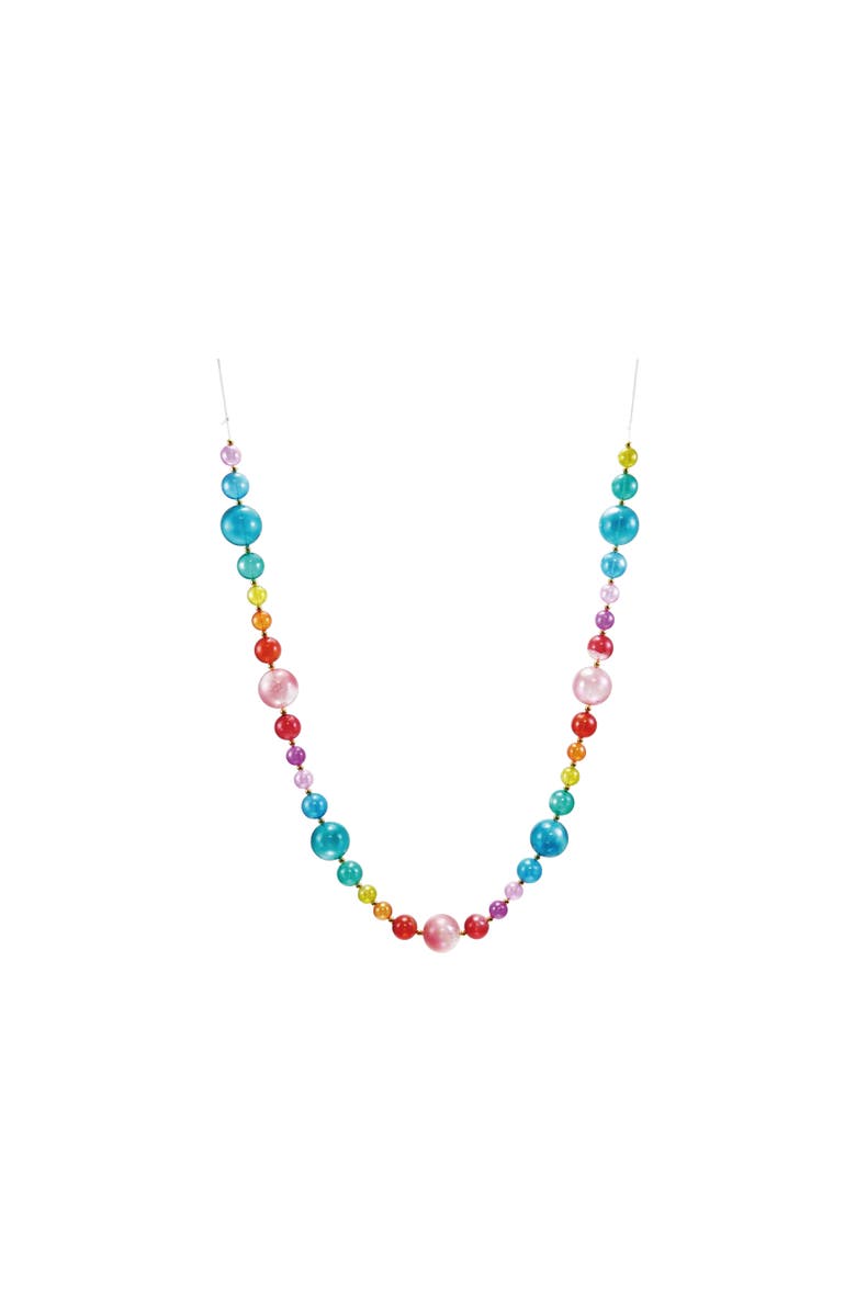 Storied Home Plastic Ball Garland, Multicolor, Main, color, 