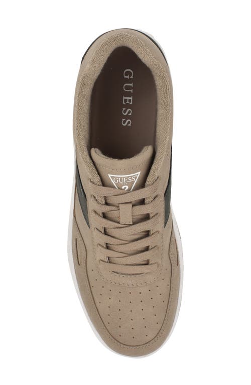 Guess Tolyo Sneaker In Taupe/dark Grey