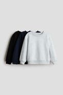 H&M 3-pack Brushed-inside Sweatshirts
