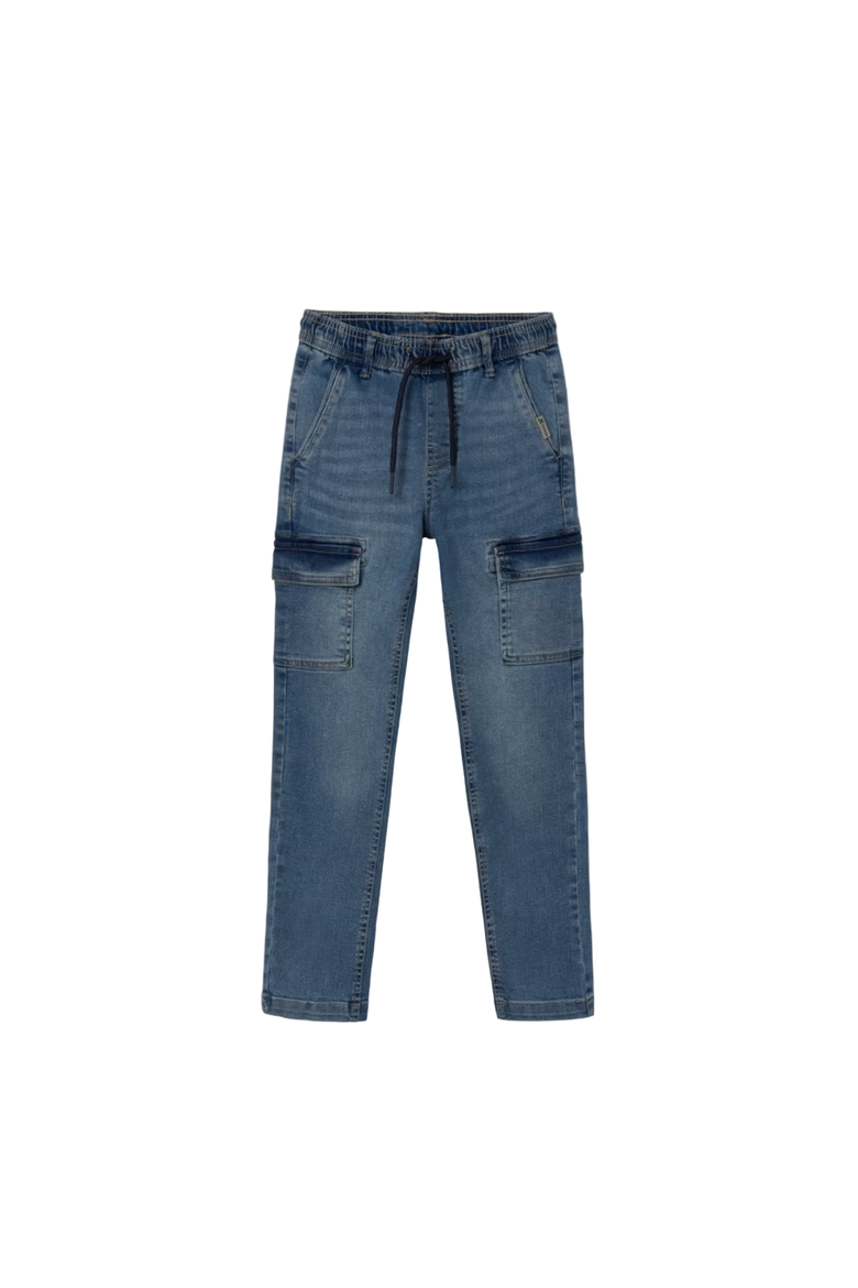 Denim Cargos, Main, color, Blue Denim