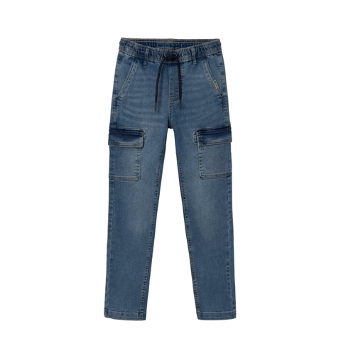Denim Cargos (Big Kid)