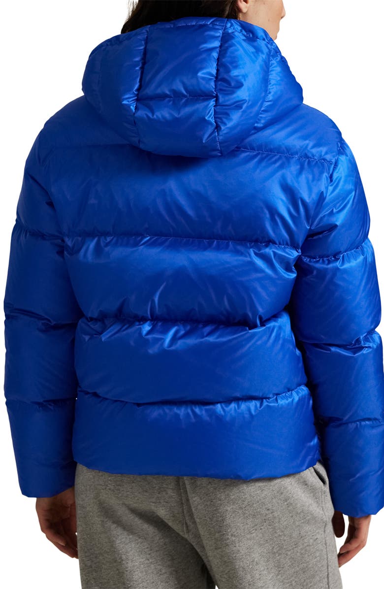 Polo Ralph Lauren Water Repellent 750 Fill Power Down Coat, Alternate, color, New Iris Blue