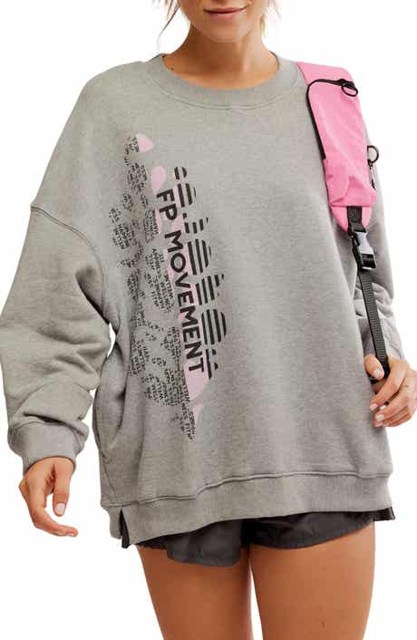 Free People FP Movement All Star Oversize Graphic Sweatshirt