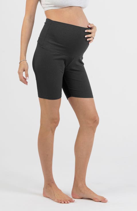 Rib Maternity Bike Shorts