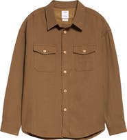 VISVIM Lumber Wool & Linen Button-Up Shirt