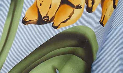 FARM RIO FARM RIO BANANA COCINA STRIPED BUTTON-UP SHIRT
