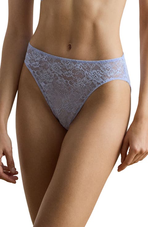 High Leg Lace Briefs