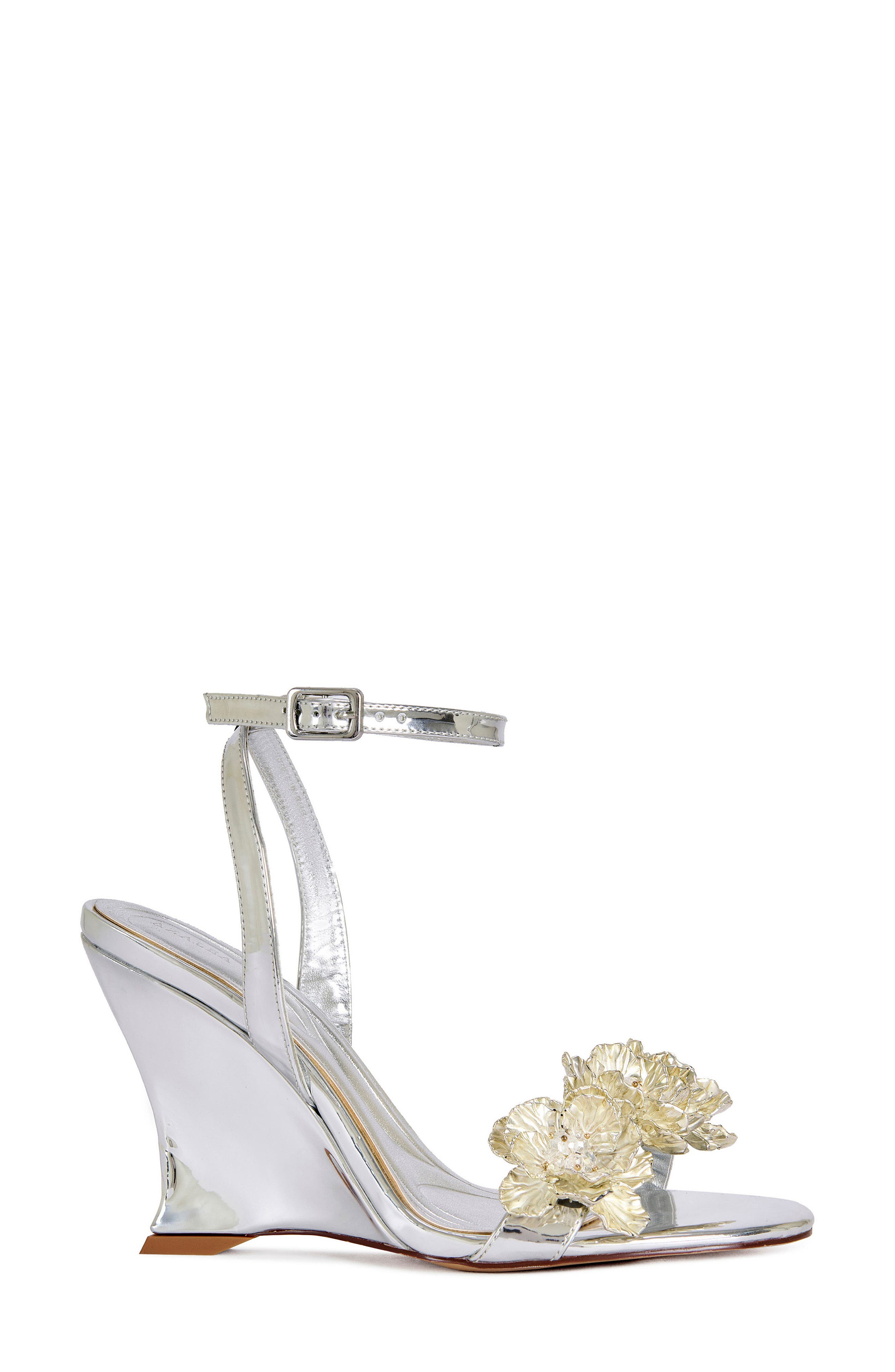 AZALEA WANG Winters Ankle Strap Wedge Sandal, Alternate, color, 