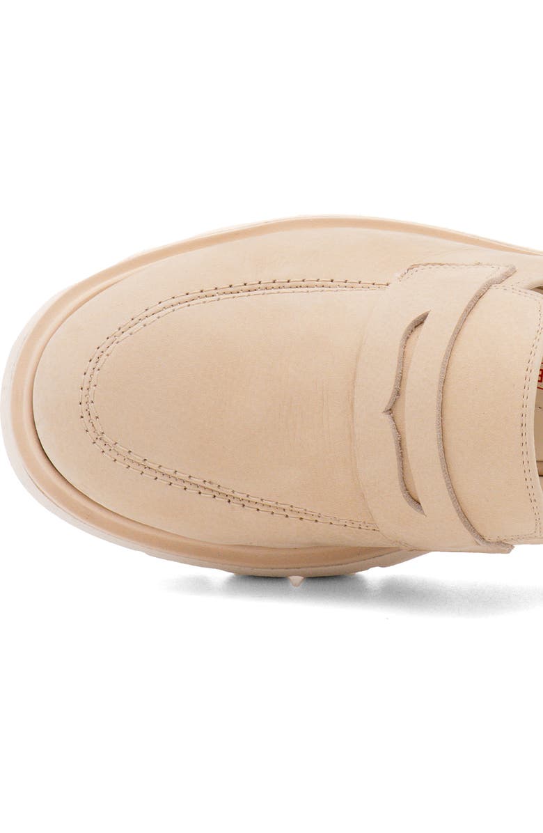 Amalfi by Rangoni Rapido Lug Sole Penny Loafer, Alternate, color, Aglio Long Beach