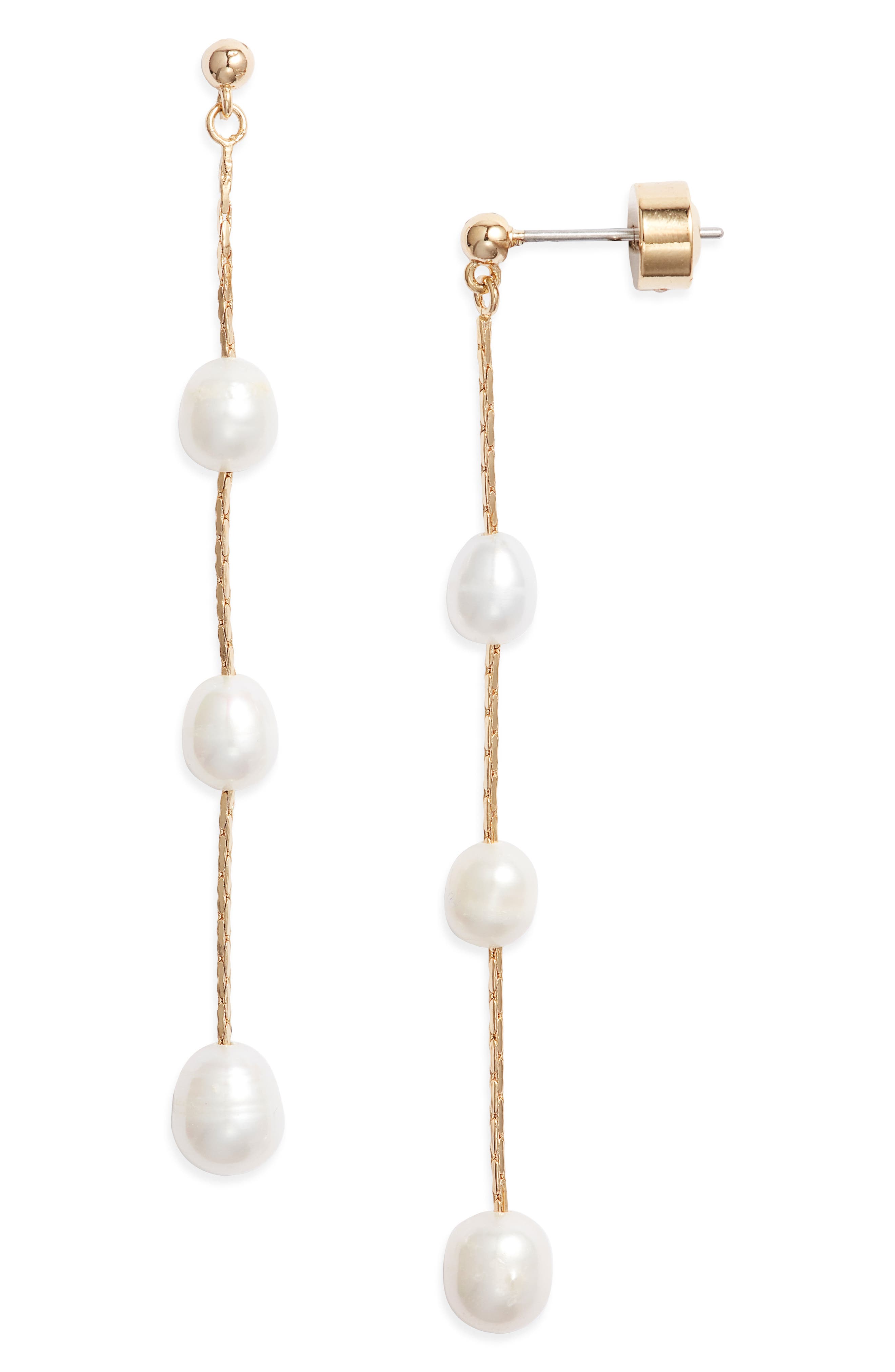 WHITE- 14K GOLD PLATED