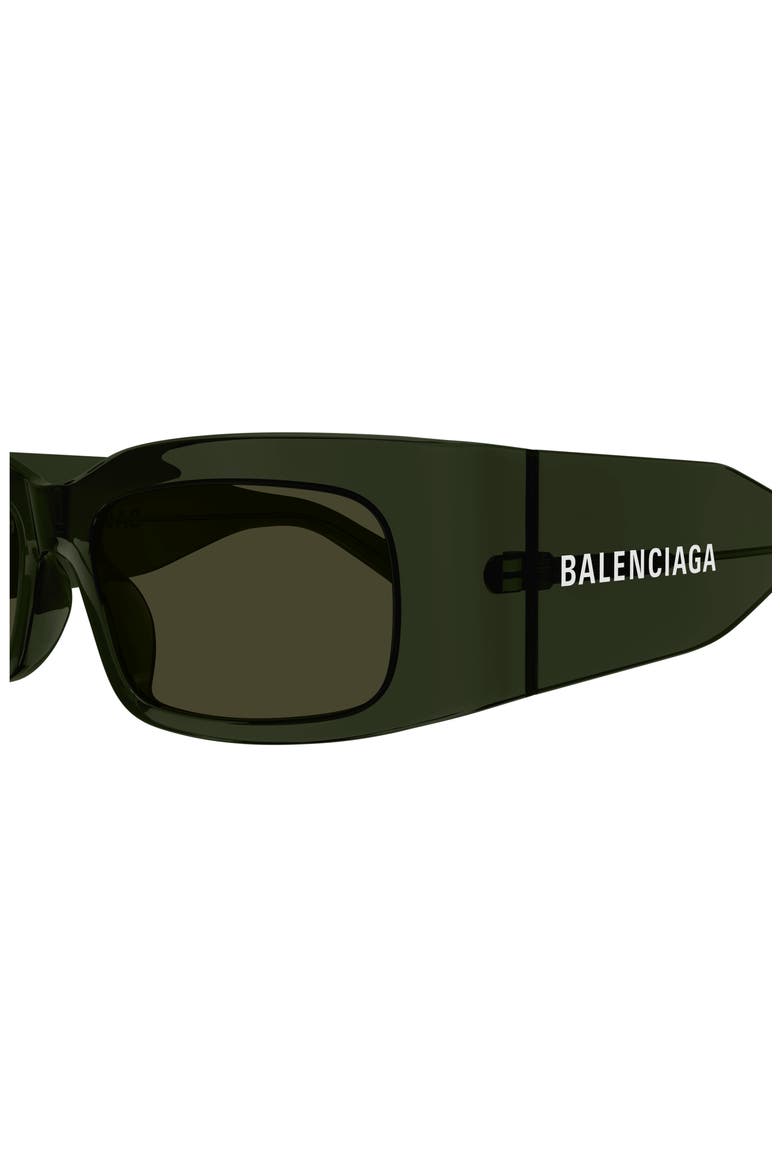56mm Rectangular Sunglasses, Alternate, color, GREEN