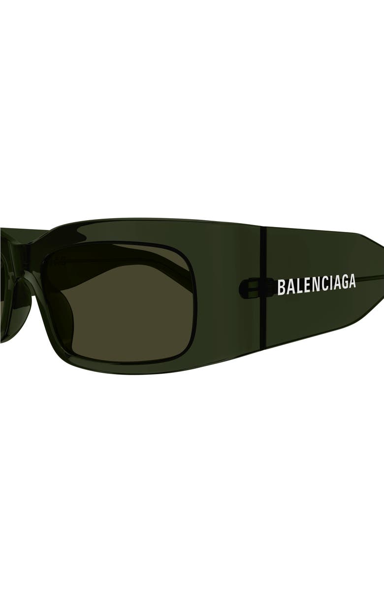 Balenciaga 56mm Rectangular Sunglasses, Alternate, color, 