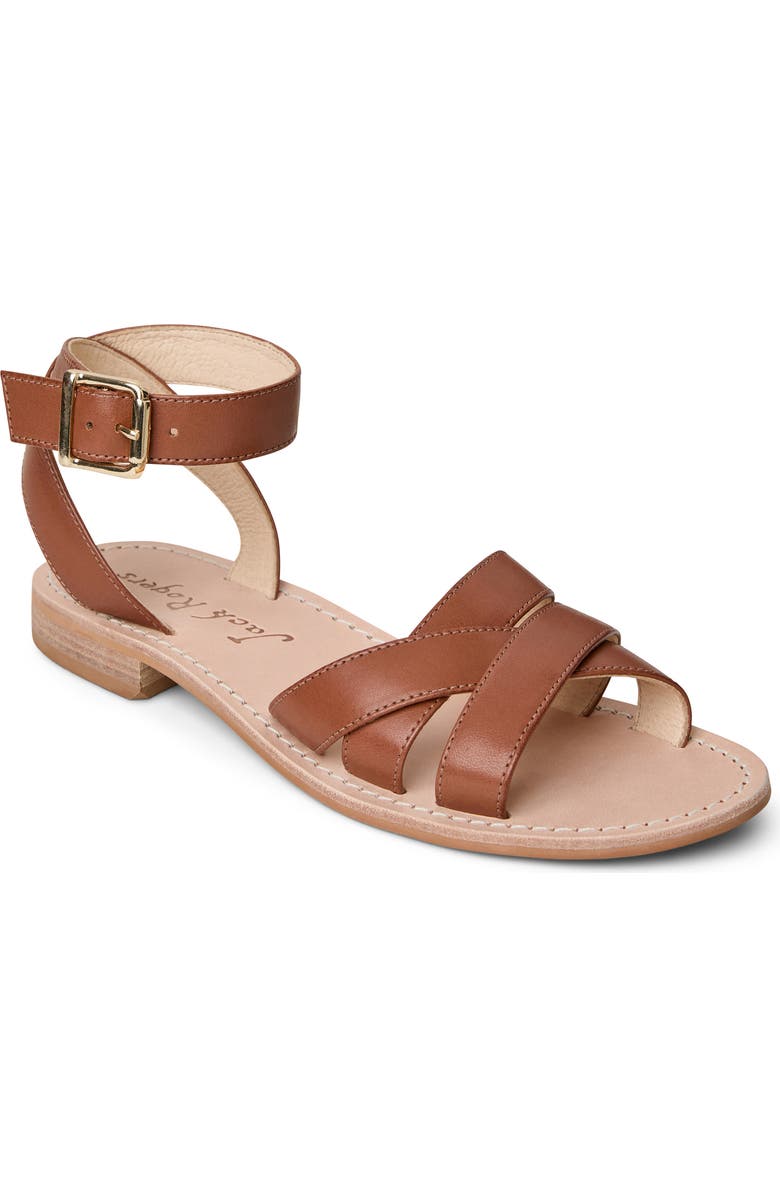 Jack Rogers Patti Ankle Strap Flat Sandal, Main, color,