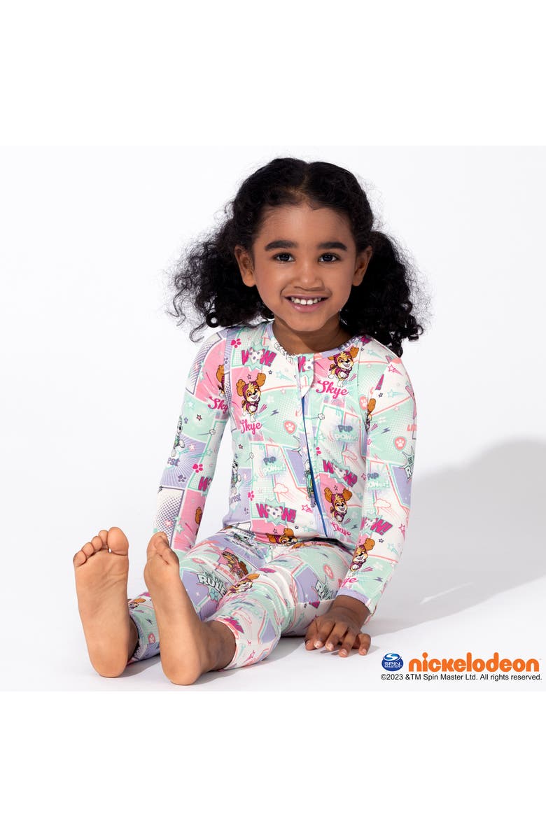 Bellabu Bear Kids' Paw Patrol Pups Convertible Footie Pajamas, Alternate, color,