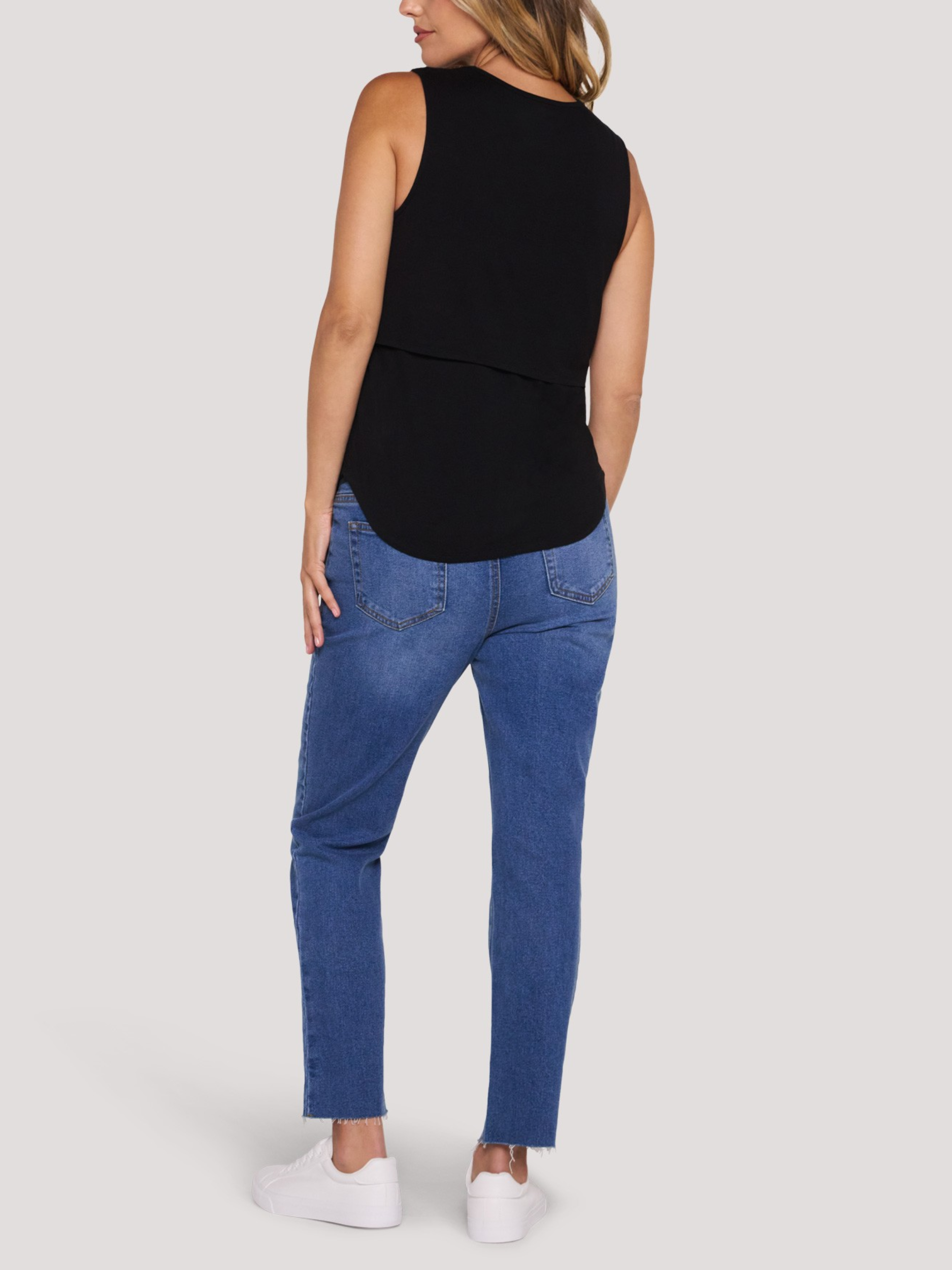 Sleeveless Nursing Maternity Top - image 2