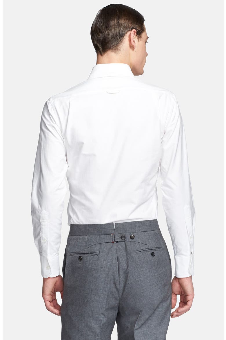 Oxford Shirt with Signature Placket, Alternate, color, WHITE