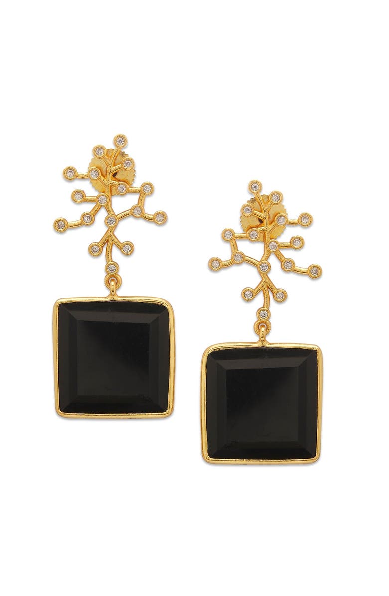 Dhwani Bansal BLANCO EARRINGS, Main, color, Gold Plated