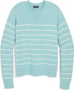 vineyard vines Stripe Cotton Roll Neck Sweater
