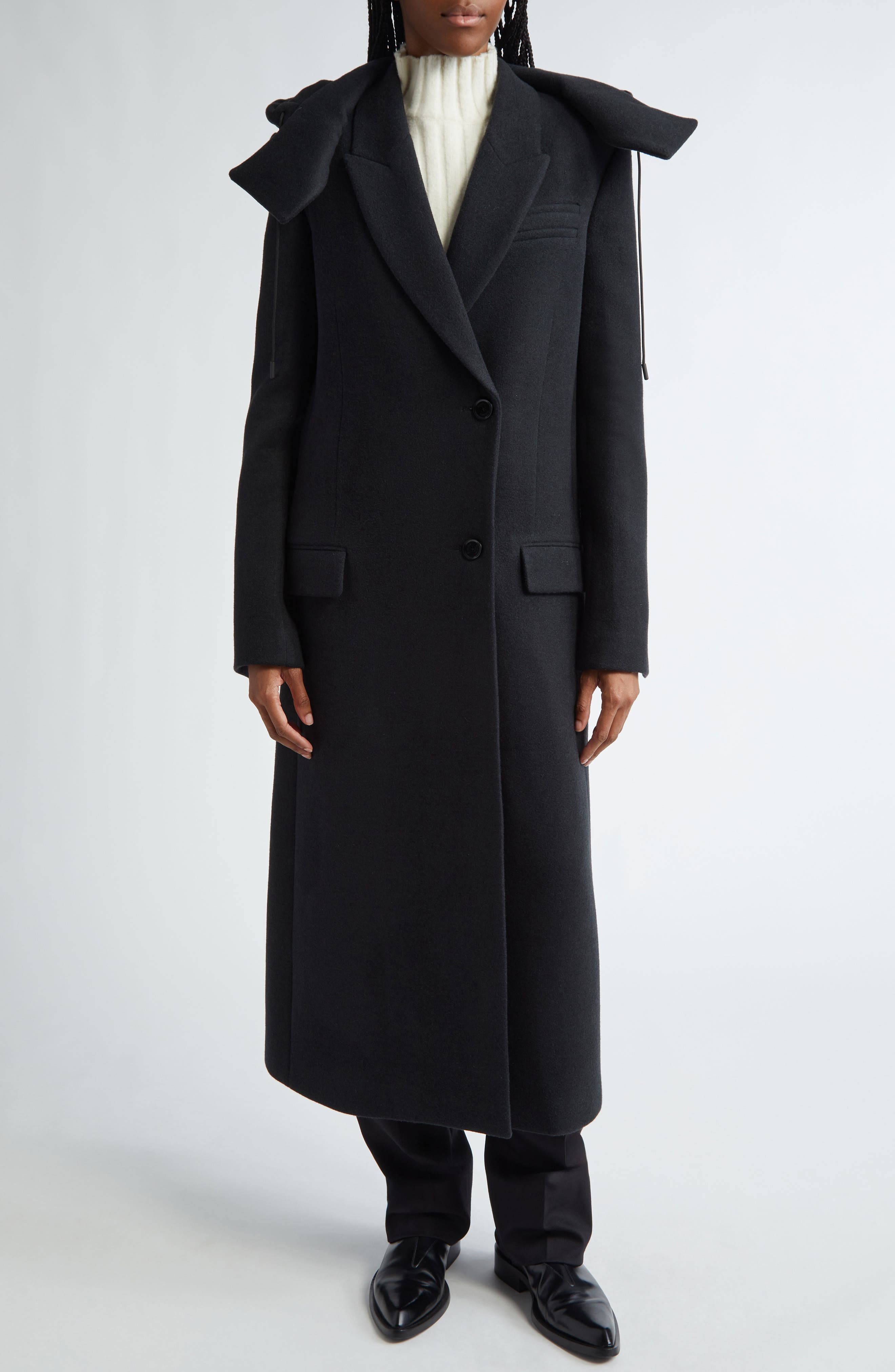 Sandra Cashmere & Wool Blend Turtleneck Sweater - image 2