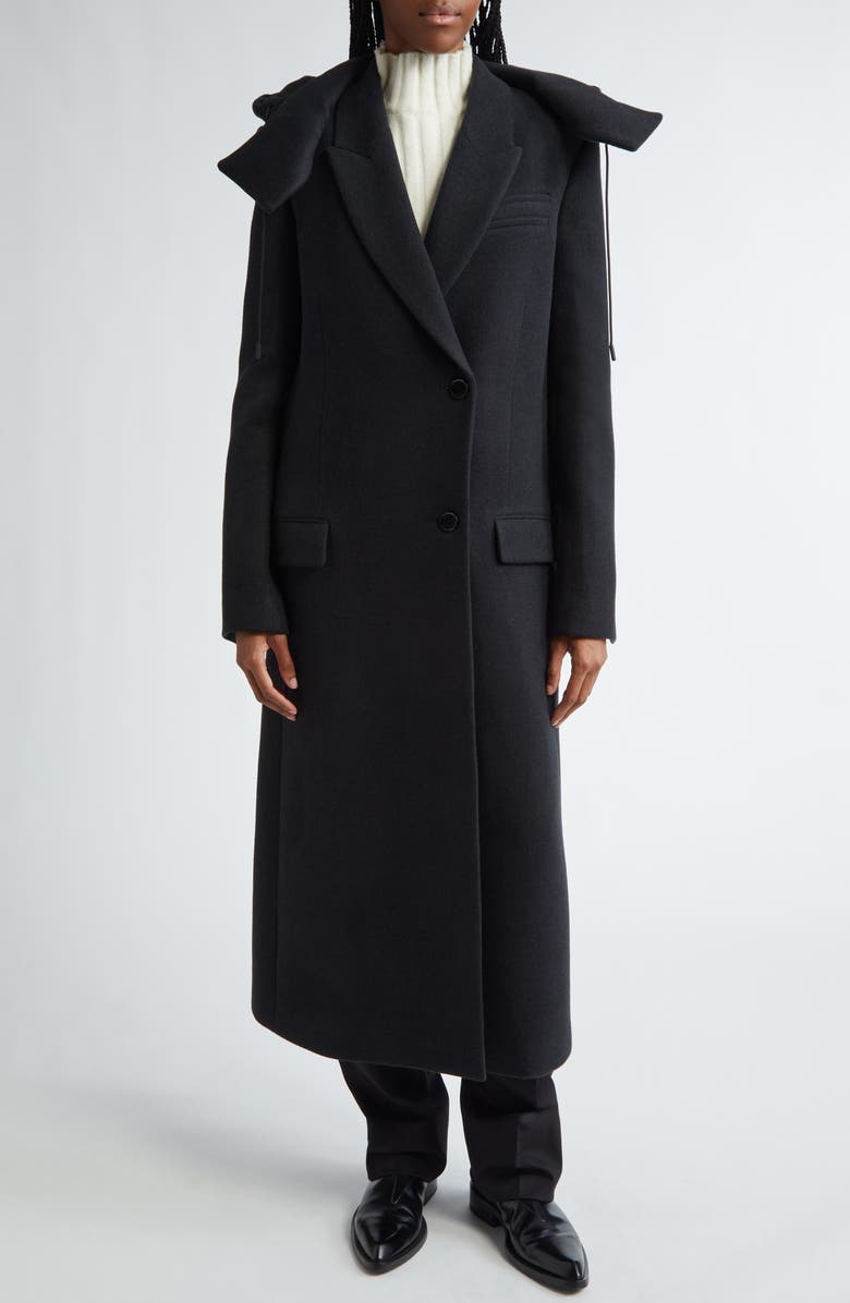 Proenza Schouler Sandra Cashmere & Wool Blend Turtleneck Sweater, Alternate, color, Ecru