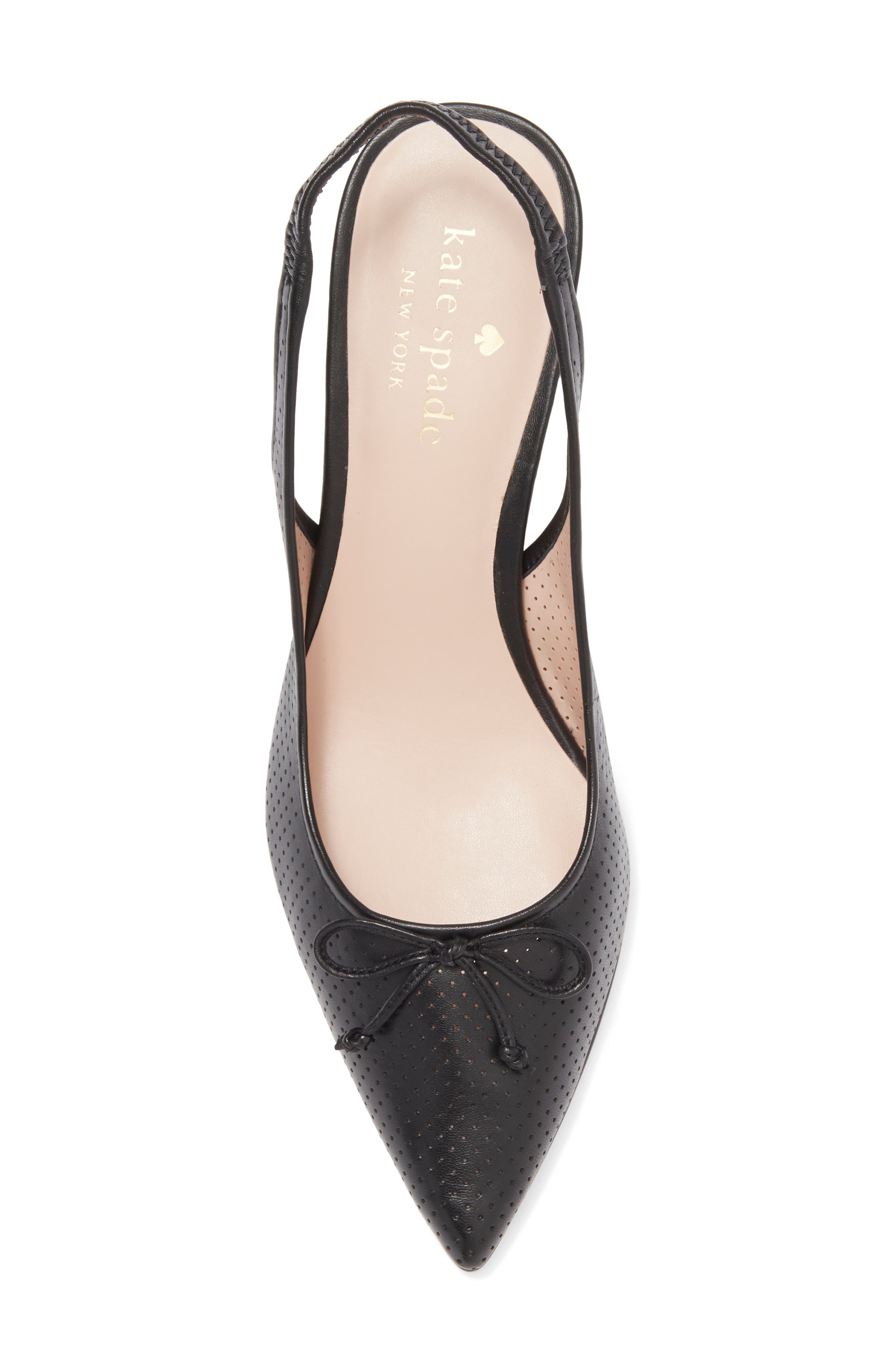 Kate Spade New York trish slingback sandal, Alternate, color, Black