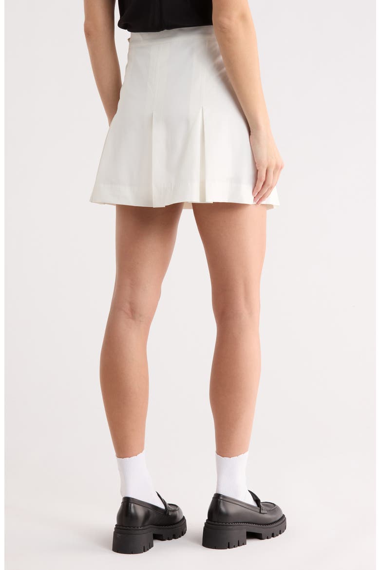 Woven Skort, Alternate, color, WHITE