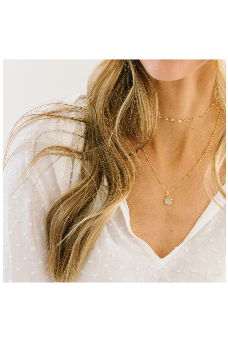 Lace Choker Necklace, Alternate, color, GOLD FILLED