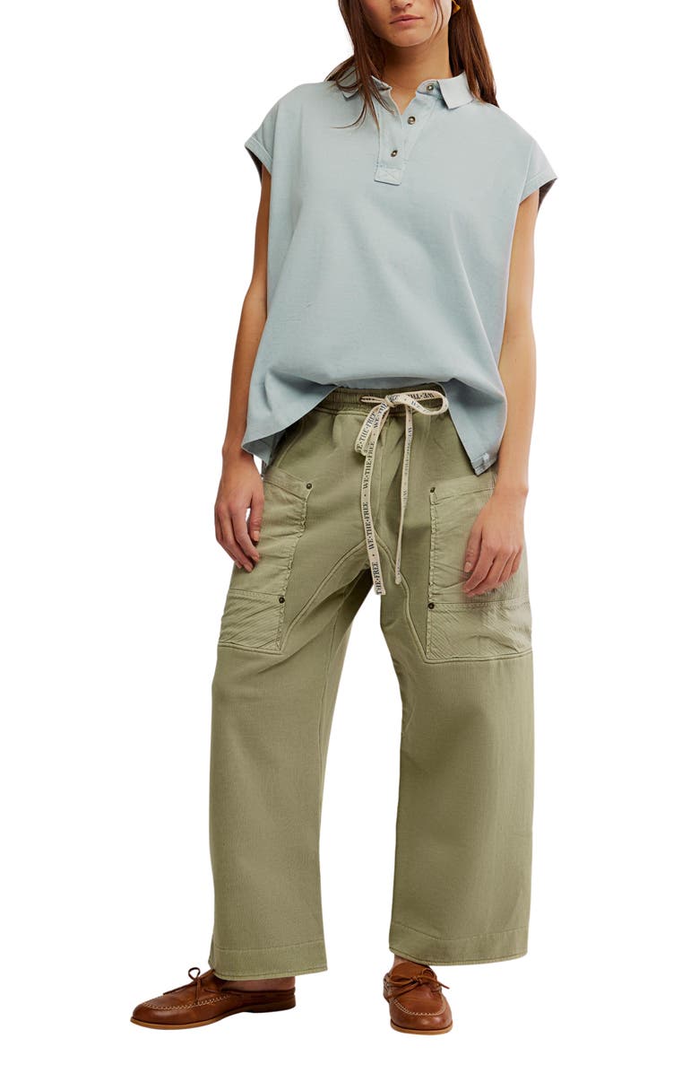 Free People Jet Set Knit Wide Leg Pants, Alternate, color, 