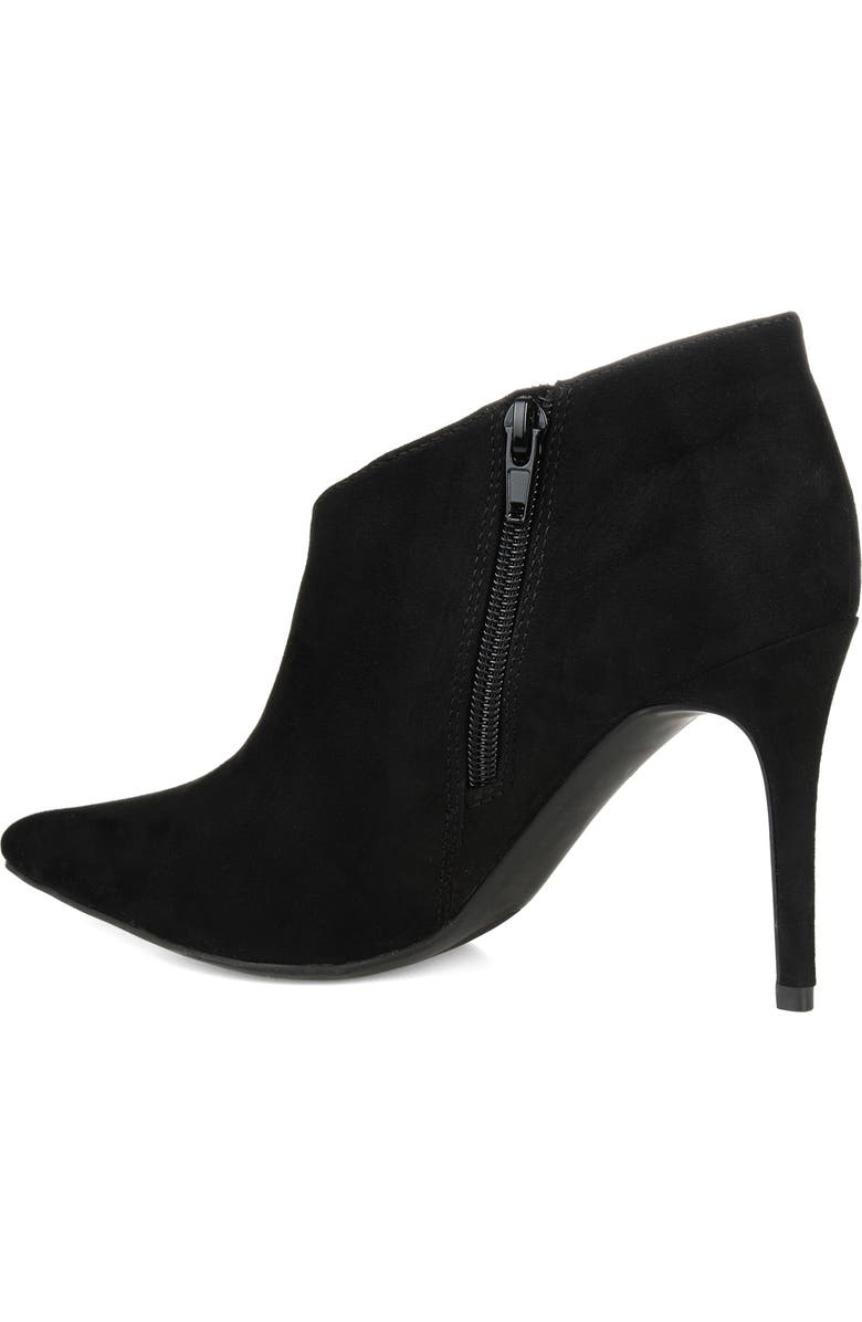 Journee Collection JOURNEE Demmi Patterned Bootie, Alternate, color, Black