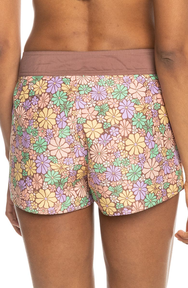 Roxy Floral Cover-Up Shorts, Alternate, color, 