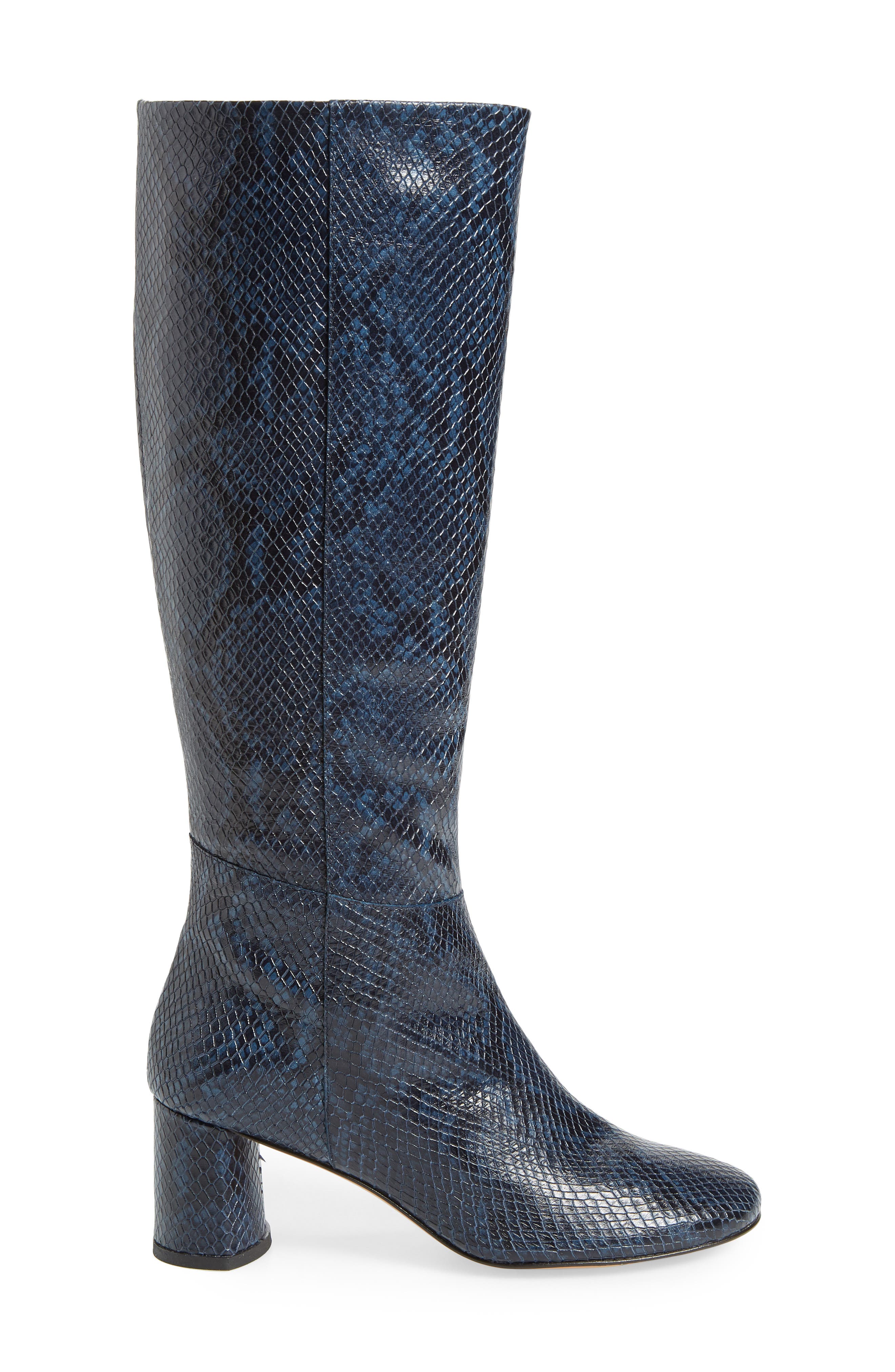 Donna Knee High Boot, Alternate, color, HYDRO SNAKE LEATHER