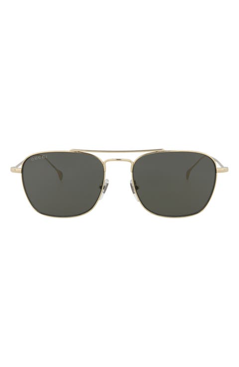 53mm Aviator Sunglasses