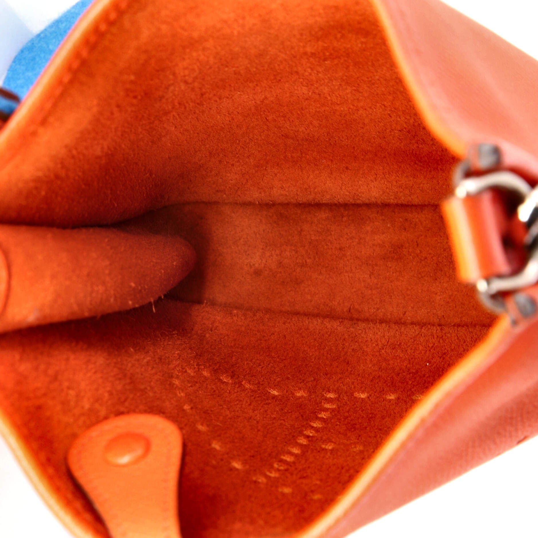 Pre-Owned Hermes Evelyne Bag Gen III Epsom TPM, Alternate, color, Orange Poppy