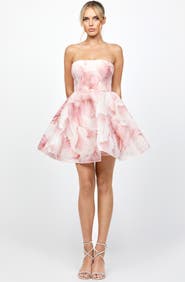 Bariano Beya Strapless A Line Mini