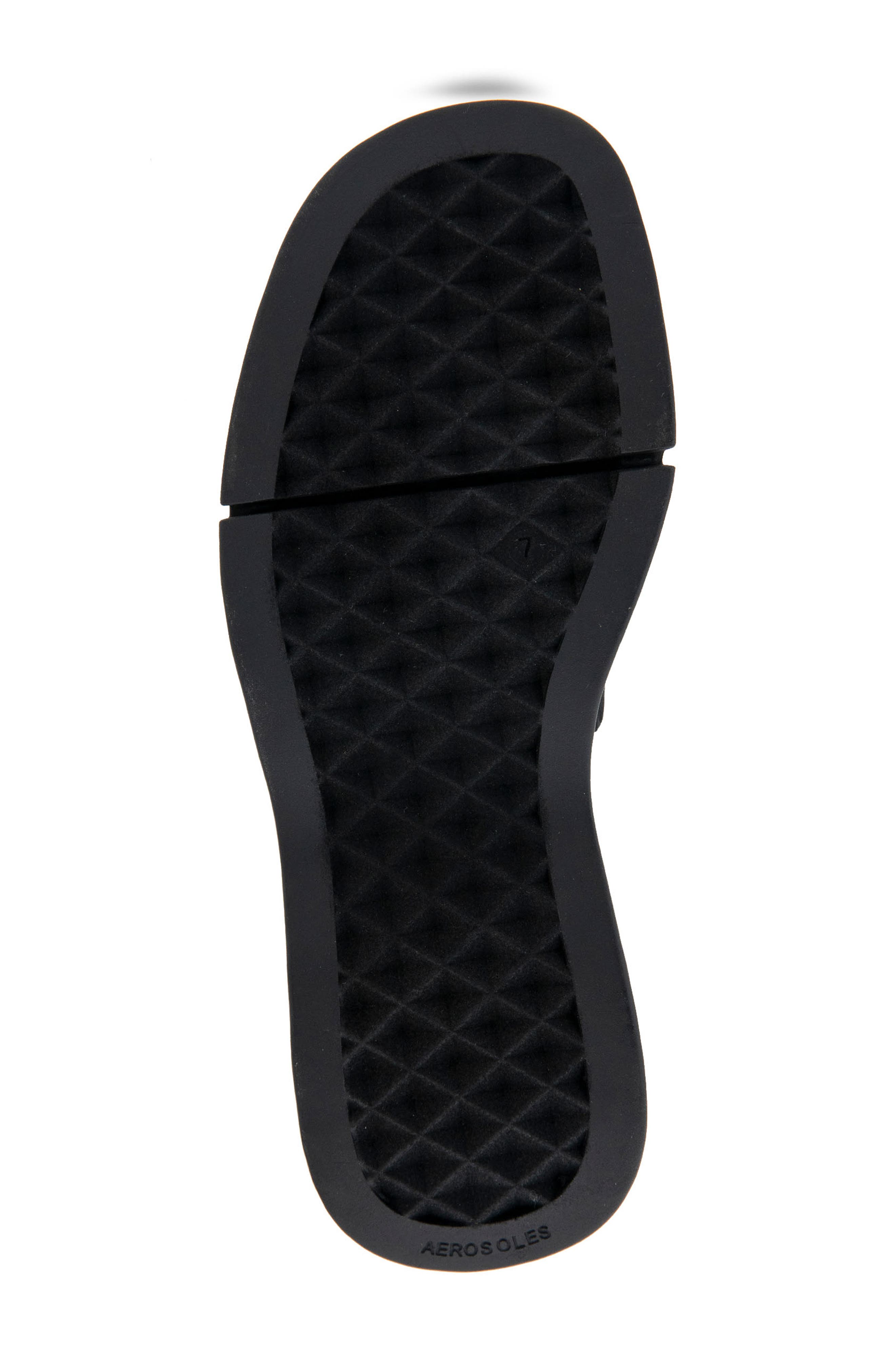 Aerosoles Fiona Flatform Sandal, Alternate, color, Black Rouched Elastic Fabric