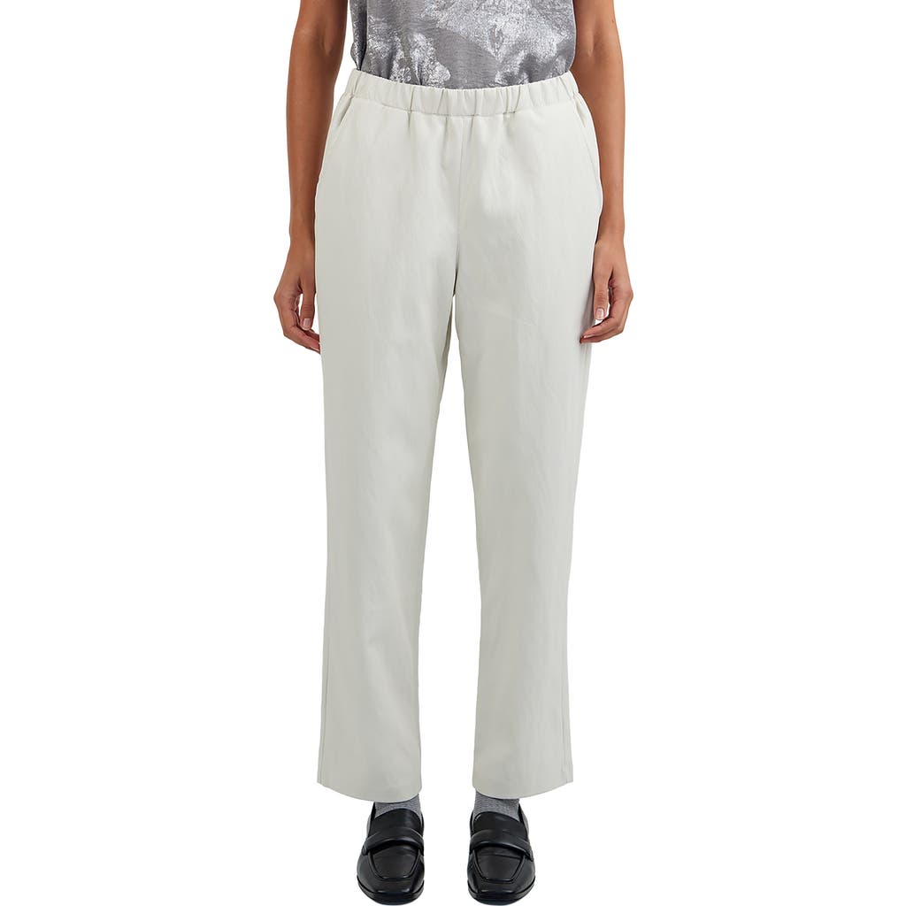 Bella Dahl Faux Leather Pull-on Pants In White