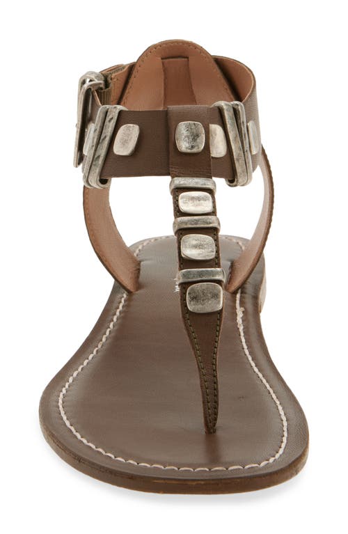 Jeffrey Campbell Leif Sandal In Olive Combo