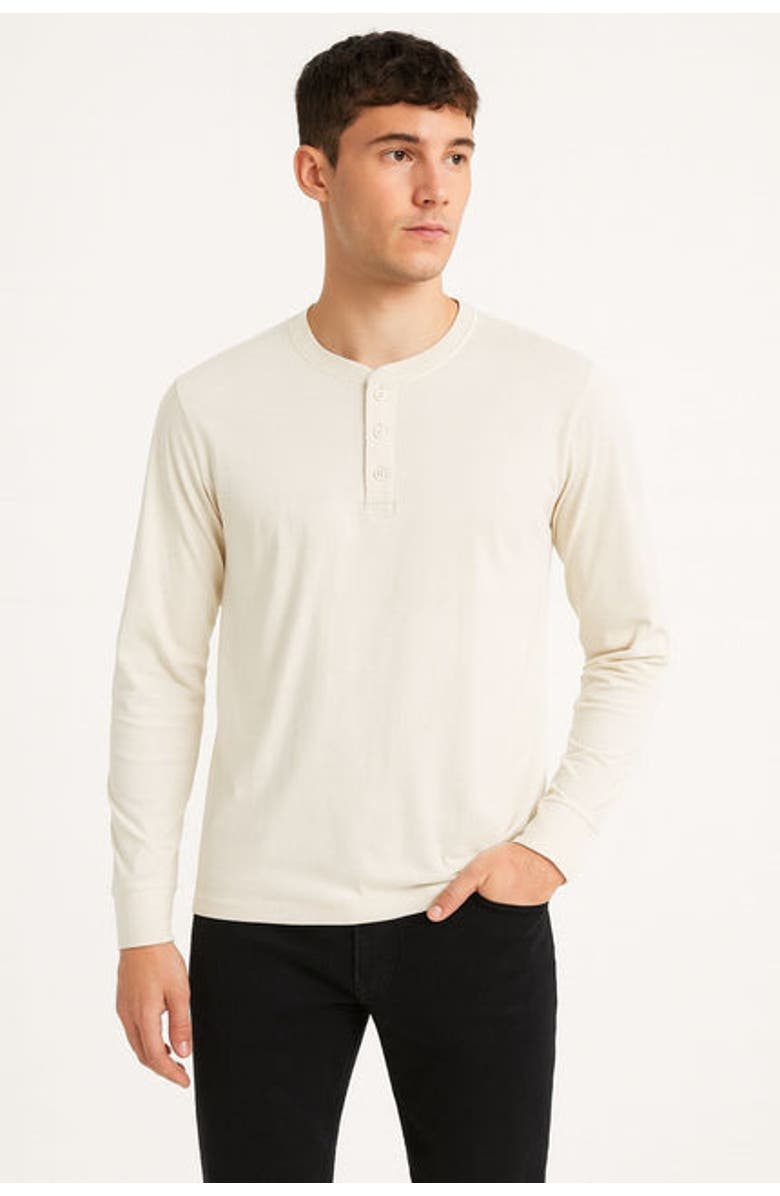 BenBen 3 Pack Mens Long Sleeve Henley Tees, Alternate, color, Black/Green/Blue