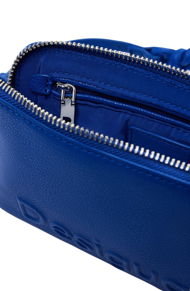 Desigual Faux Leather Crossbody Bag, Alternate, color, Royal Blue
