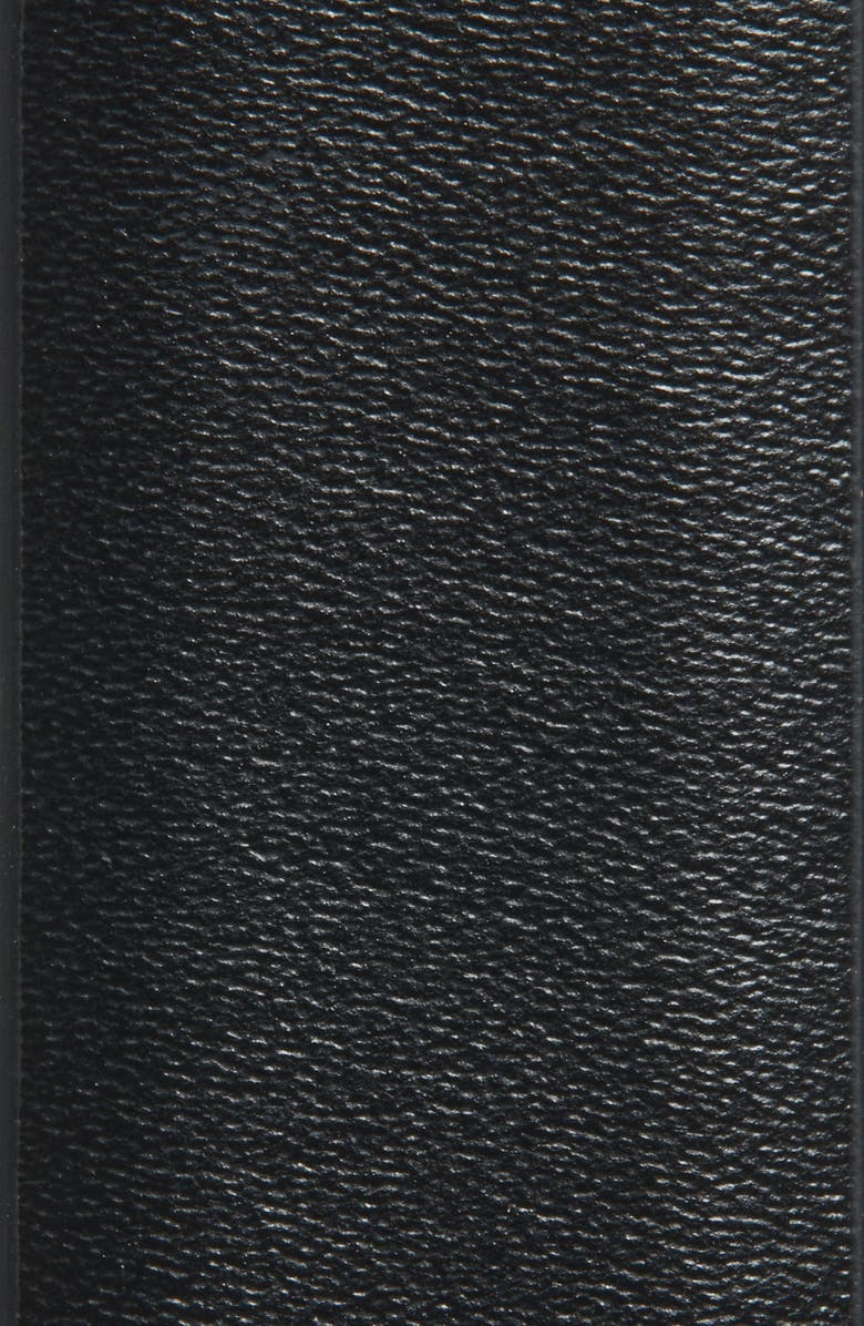 Balenciaga BB Bolero Leather Belt, Alternate, color, 1000 Black