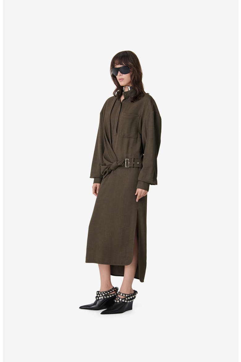 The Menya Dress, Alternate, color, EARTHY BROWN