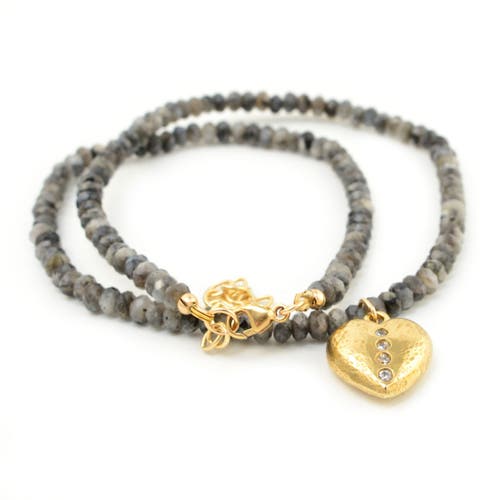 Collection 1304 Shining Love, Night Sky Bronze Necklace In Brown